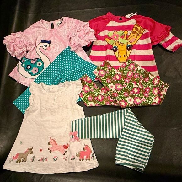 Rare Editions & Starting Out 6-pc Set 18-24 months Girls 3 Outfits Clothes Lot - Picture 1 of 1